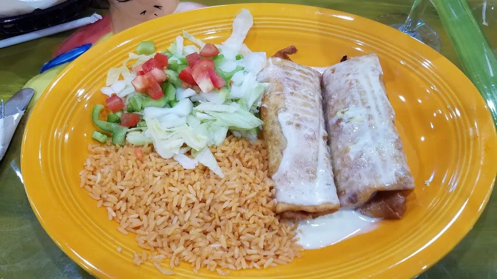 Chicken Chimichanga Plate